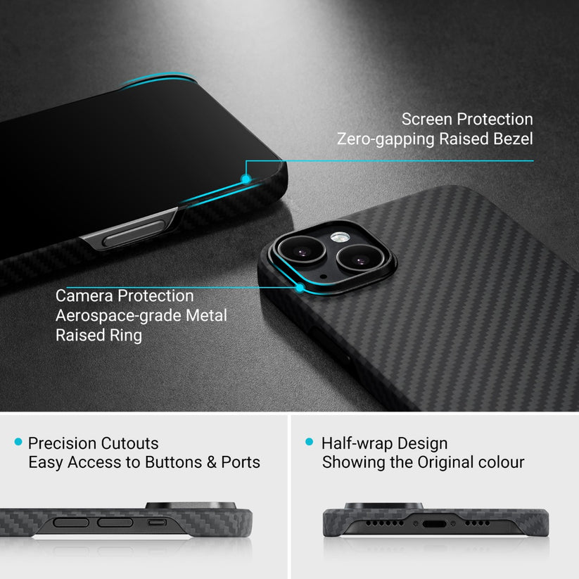 Pitaka MagEZ 3 1500D case, black/grey- iPhone 14 Plus - iSTYLE HU