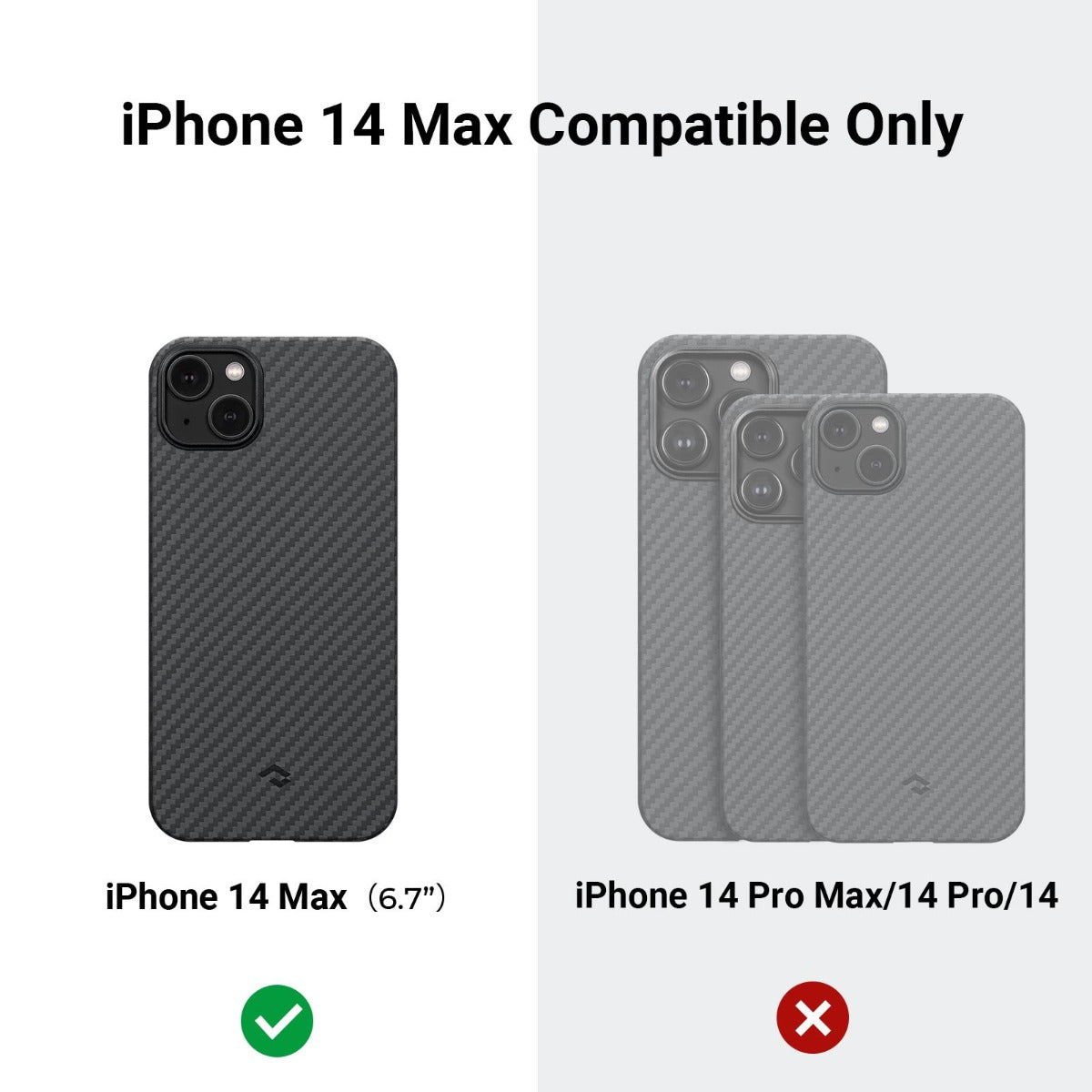 Pitaka MagEZ 3 1500D case, black/grey- iPhone 14 Plus - iSTYLE HU
