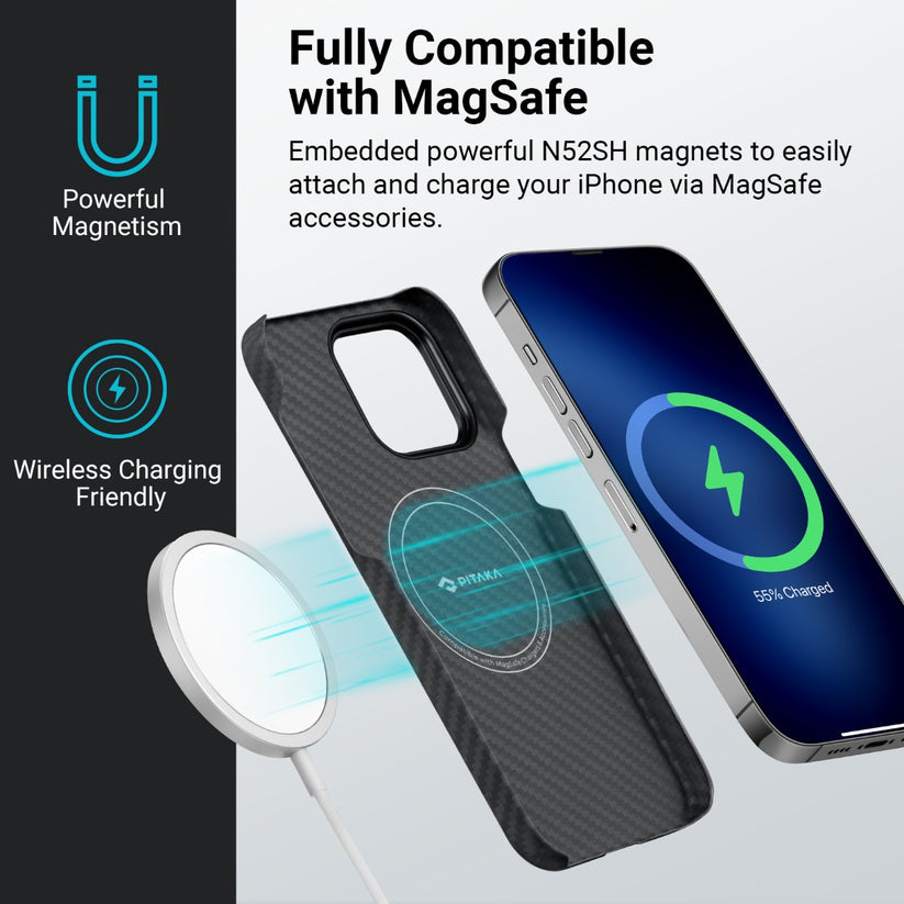 Pitaka MagEZ 3 1500D case, black/grey - iPhone 14 Pro Max - iSTYLE HU