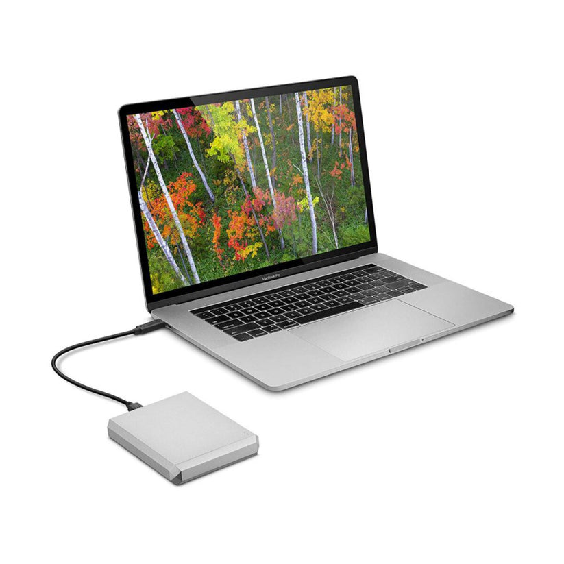 Lacie Extrernal HDD 1TB Mobile USB 3.1 Type C - Silver - iSTYLE HU