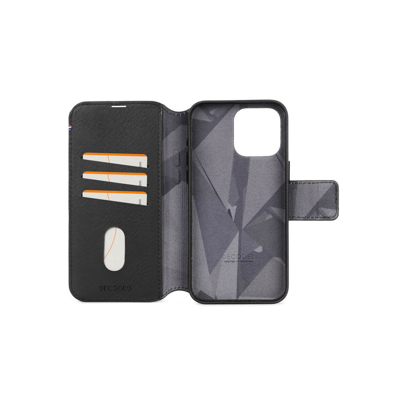 Decoded – Bőr, MagSafe kompatibilis, két részes védőtok - fekete - iPhone 15 Pro Max - iSTYLE HU