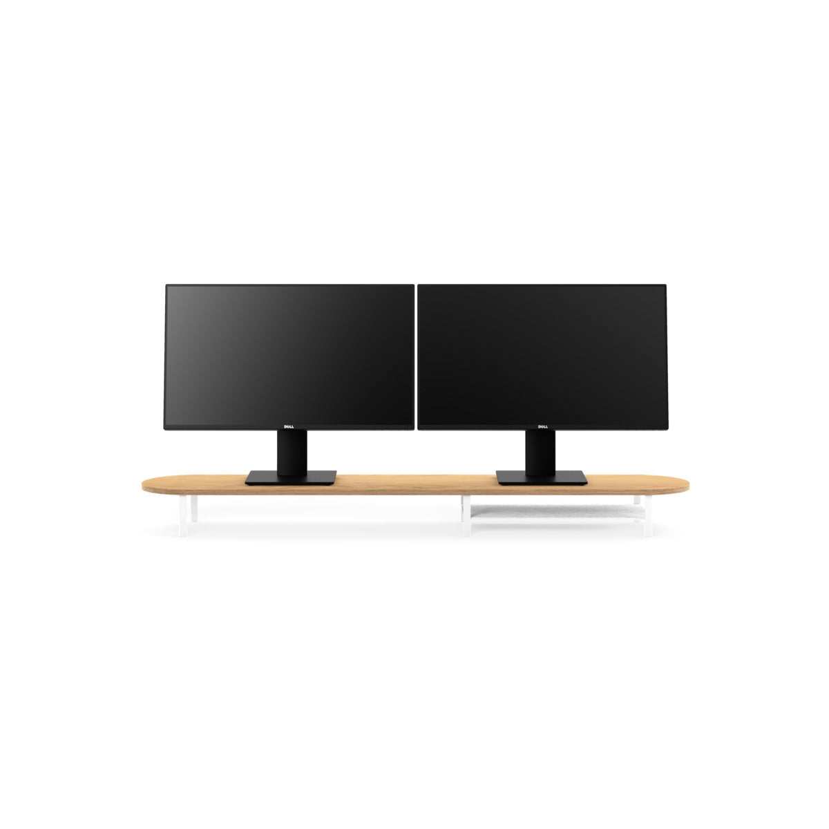 Woodcessories – Dupla Monitorálvány polccal - tölgy - iSTYLE HU