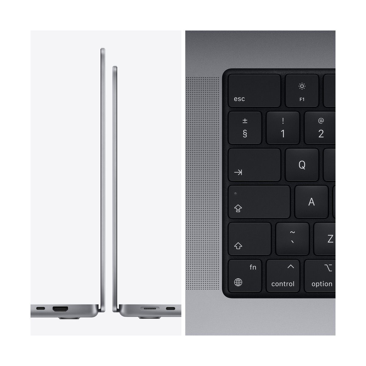 MacBook Pro 14" – M1 Pro chip 8 magos CPU‑val, 14 magos GPU‑val, 32GB egyesített memória, 1TB SSD – asztroszürke - iSTYLE HU
