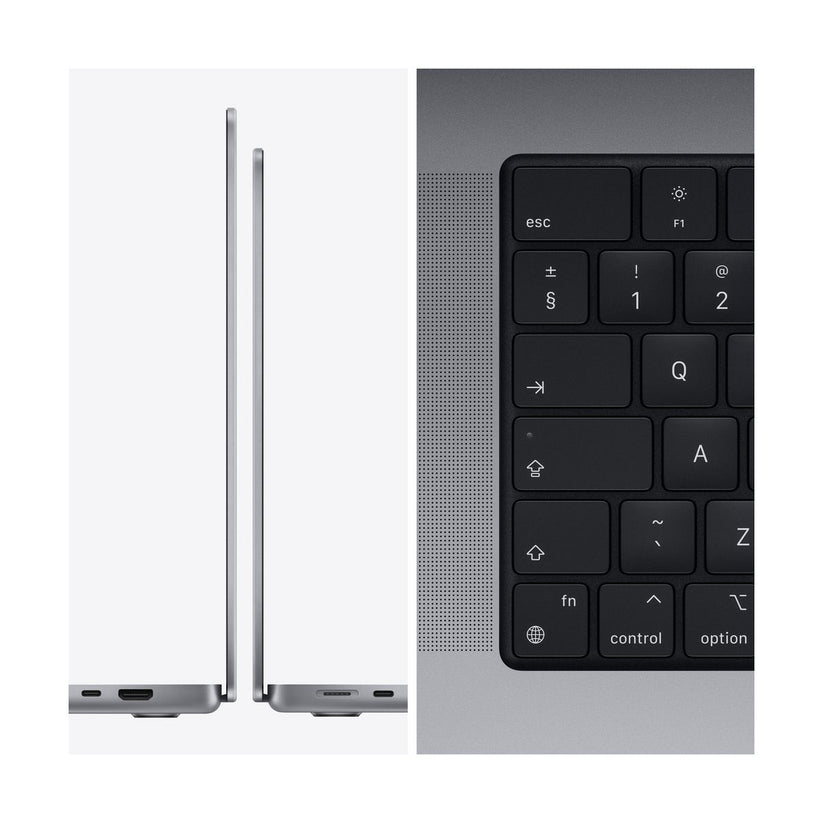 MacBook Pro 14" – M1 Pro chip 8 magos CPU‑val, 14 magos GPU‑val, 32GB egyesített memória, 1TB SSD – asztroszürke - iSTYLE HU