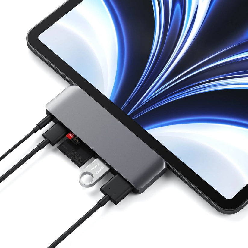 Satechi – USB-C Mobile Pro HUB SD - szürke - iSTYLE HU