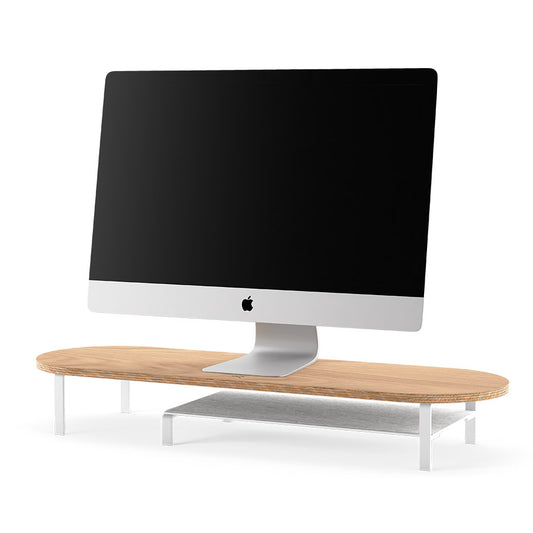 Woodcessories – Monitorálvány polccal - tölgy - iSTYLE HU