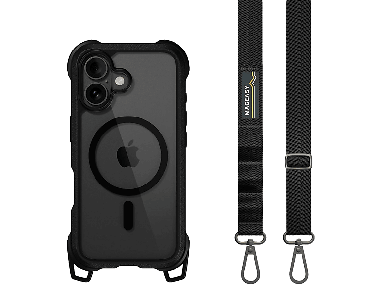 MagEasy — Odyssey M+Strap Rugged Utillity iPhone 16 Plus Tok - Fekete - iSTYLE HU