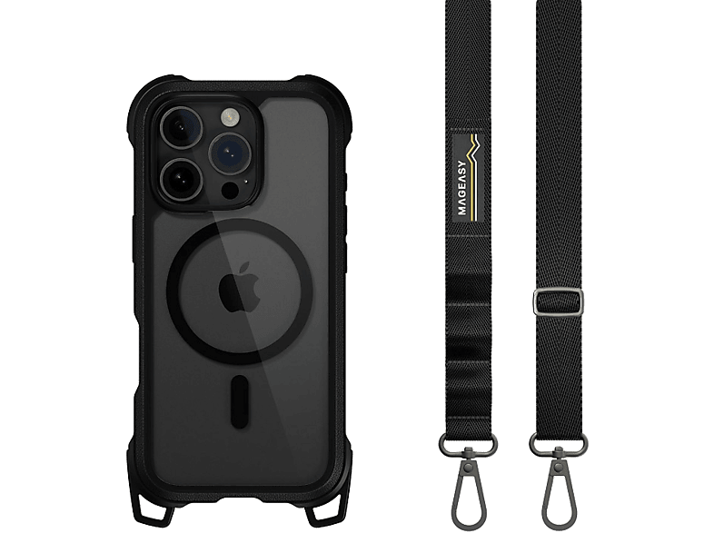 MagEasy — Odyssey M+Strap Rugged Utillity iPhone 16 Pro Tok - Fekete - iSTYLE HU