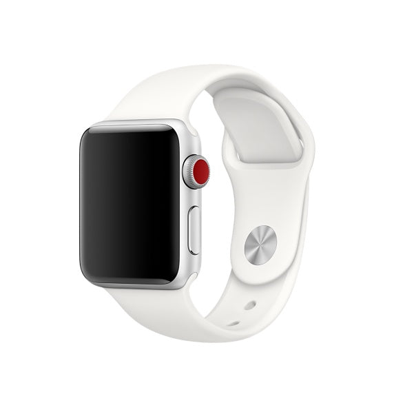 Apple Watch 44mm Band: White Sport Band - S/M & M/L (DEMO) - iSTYLE HU