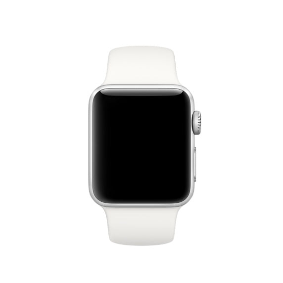 Apple Watch 44mm Band: White Sport Band - S/M & M/L (DEMO) - iSTYLE HU