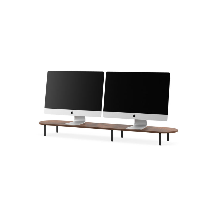 Woodcessories – Dupla Monitorálvány - dió - iSTYLE HU