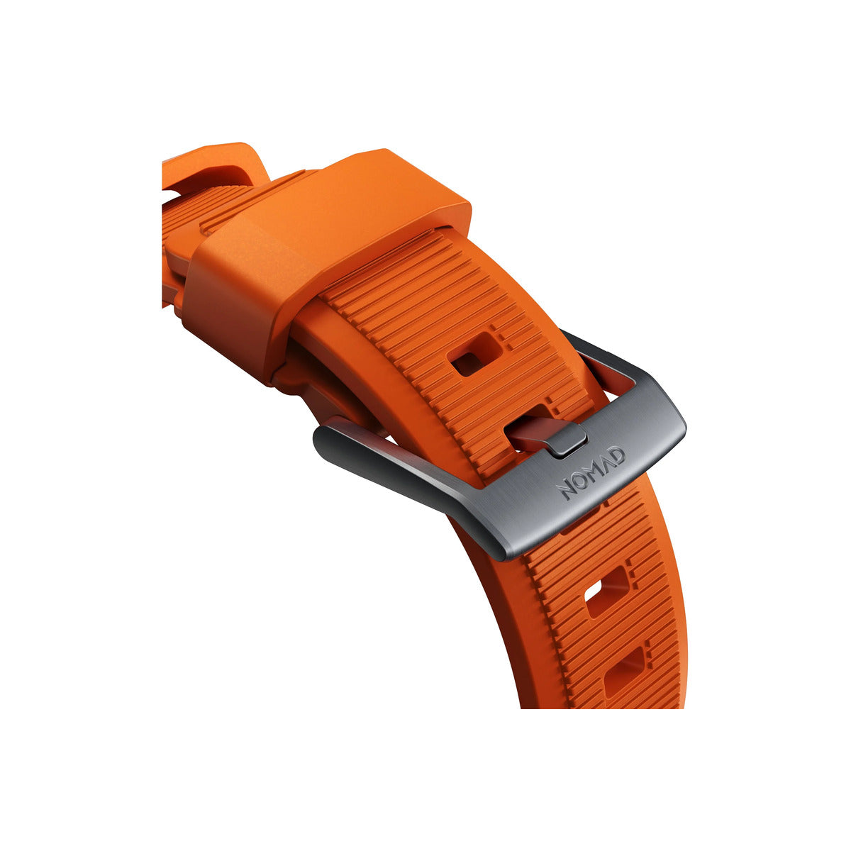 Nomad – Apple Watch Utlra Robosztus szíj ( 42/44/45/49 mm) - narancs/ezüst - iSTYLE HU
