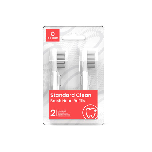 Oclean – elektromos fogkefe pótfej, STANDARD, 2 db-os (P2S6 W02) - fehér - iSTYLE HU