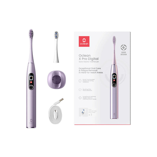 Oclean – X Pro Digital szónikus elektromos okos fogkefe - Lila - iSTYLE HU
