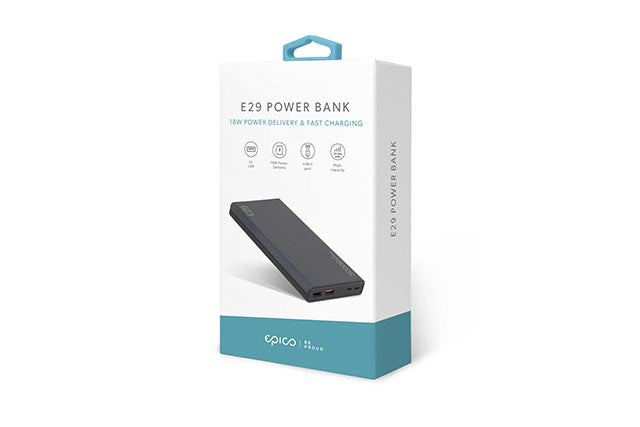 EPICO - Eloop E29 külső akkumulátor USB-C csatlakozóval - Asztroszürke - iSTYLE HU