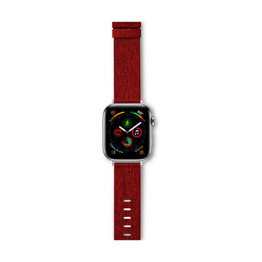 EPICO – Canvas szíj - 44mm, piros - iSTYLE HU
