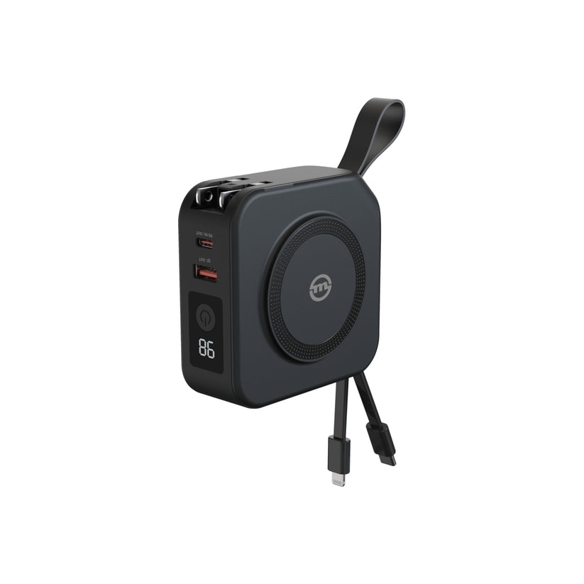 Mobile Origin – Powerbank 10000mAh utazótöltő - fekete - iSTYLE HU