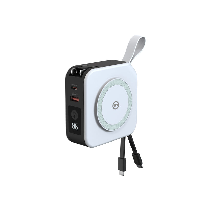 Mobile Origin – Powerbank 10000mAh Travel Charger -fehér - iSTYLE HU
