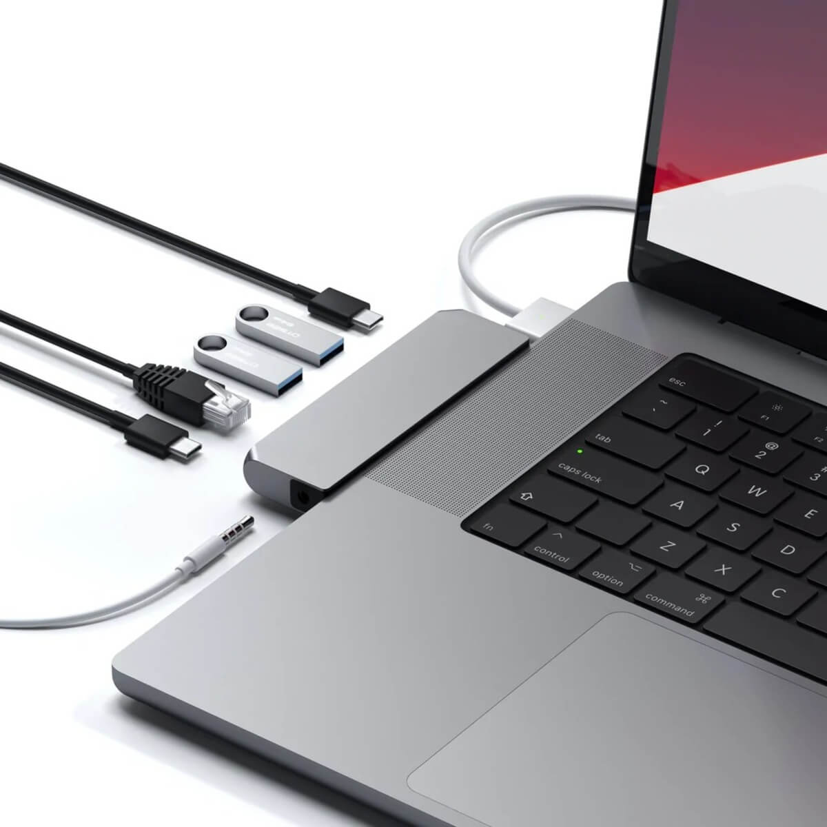 Satechi – Aluminium Pro Hub Mini - asztroszürke - iSTYLE HU