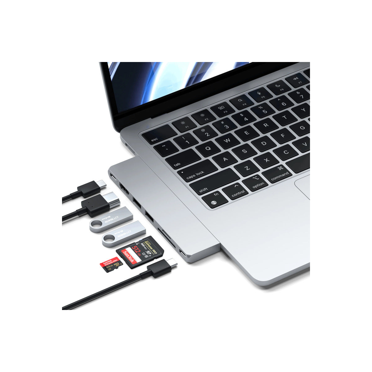 Satechi – Pro Hub Slim - ezüst - iSTYLE HU