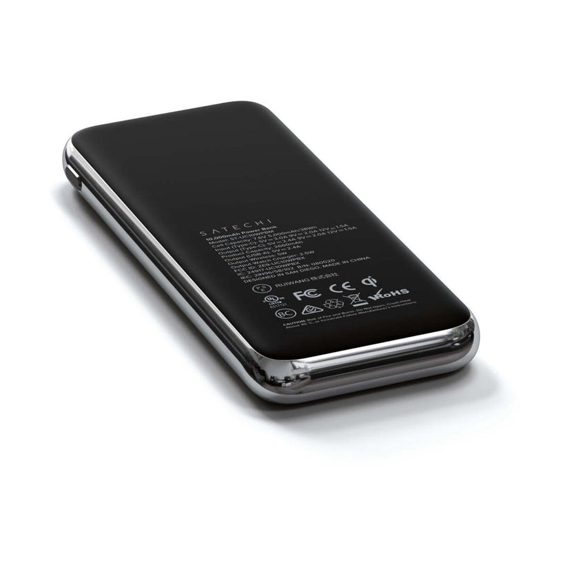 Satechi – Quatro Power Bank vezeték nélküli töltés funkcióval (10.000 mAh) - Asztroszürke - iSTYLE HU