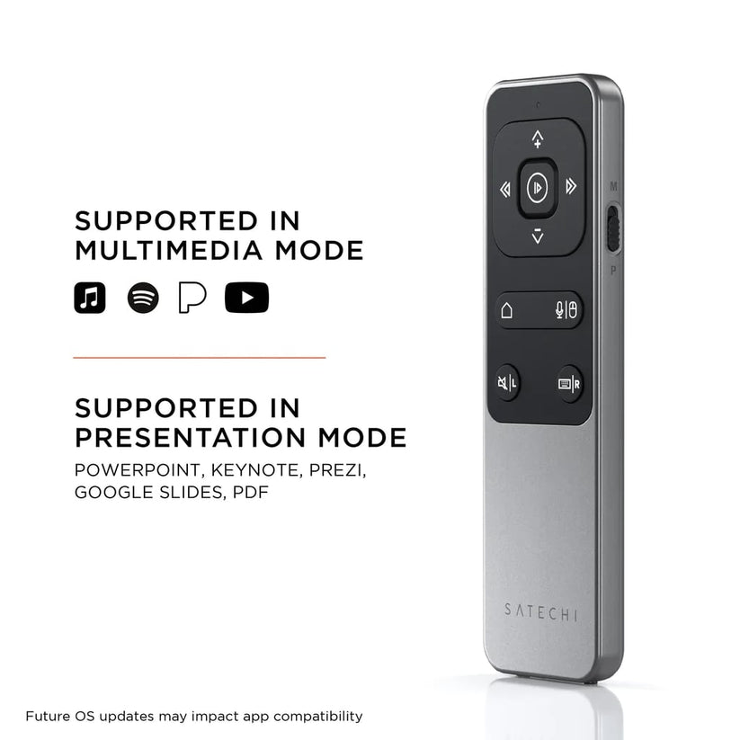 Satechi – R2 Bluetooth Multimedia Remote Control - szürke - iSTYLE HU