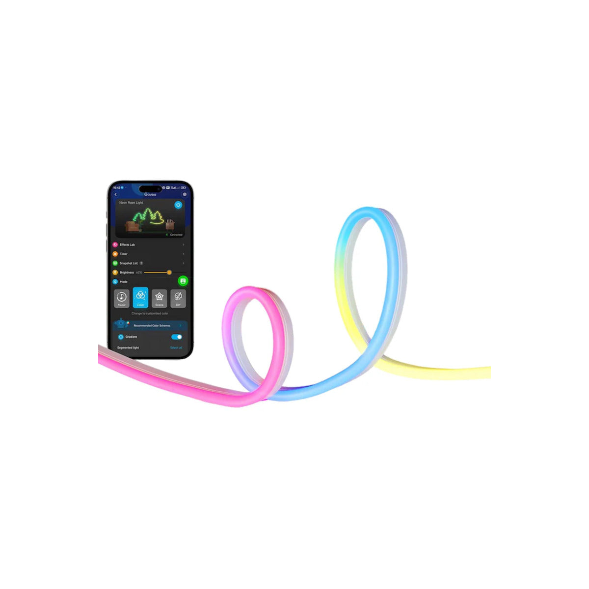 Govee – Neon Rope Light 2 (3 méter) - Fehér - iSTYLE HU