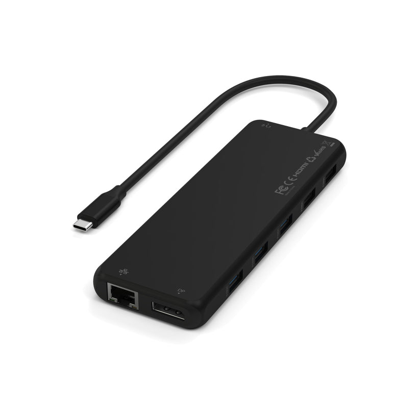 Satechi – 13 az 1-ben USB-C három kijelzős multiport adapter - fekete - iSTYLE HU