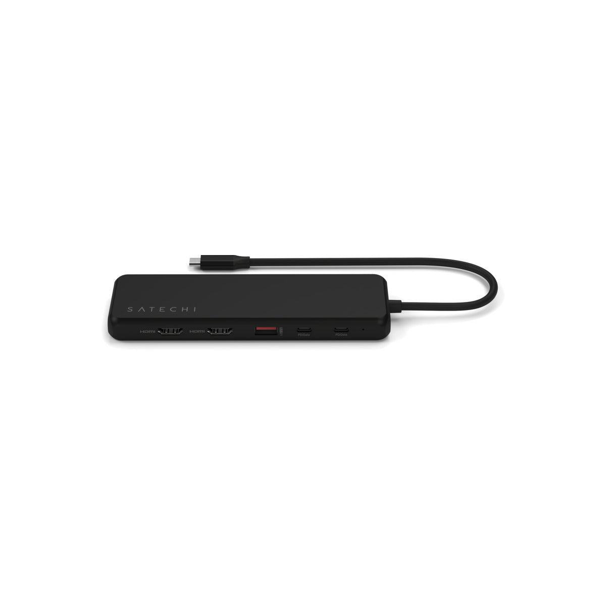Satechi – 13 az 1-ben USB-C három kijelzős multiport adapter - fekete - iSTYLE HU