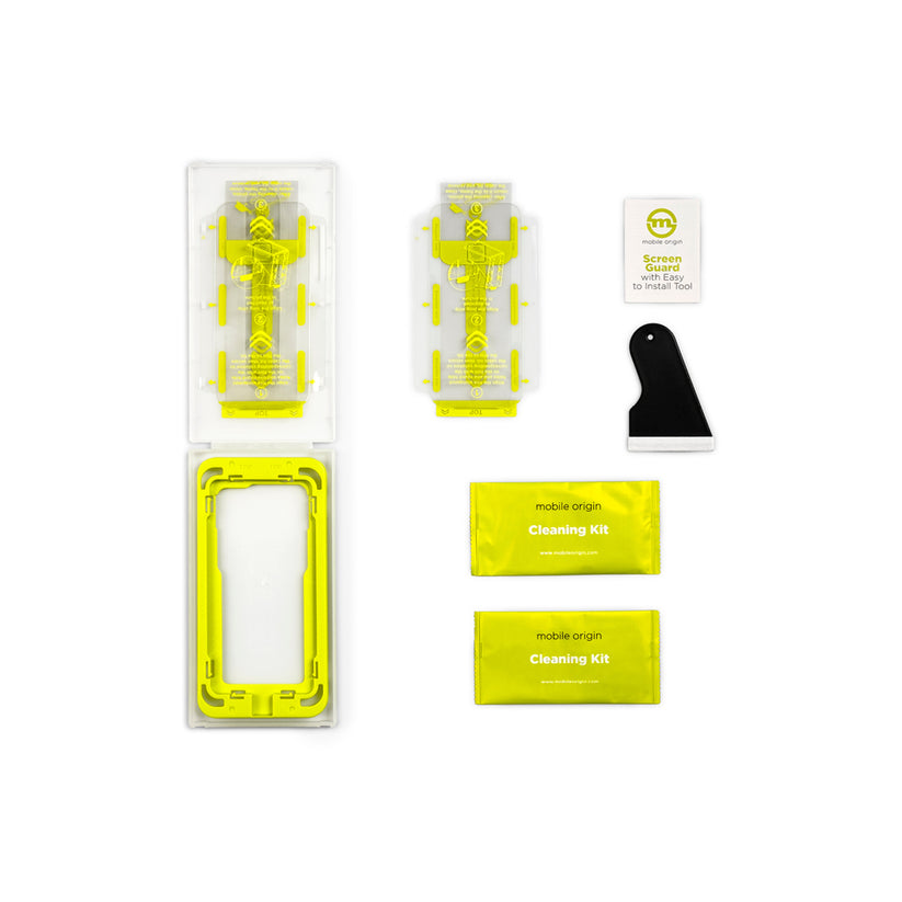 Mobile Origin – Screen Guard kijelzővédő aplikátorral, 2 darabos csomag - iPhone 16 Plusz - iSTYLE HU