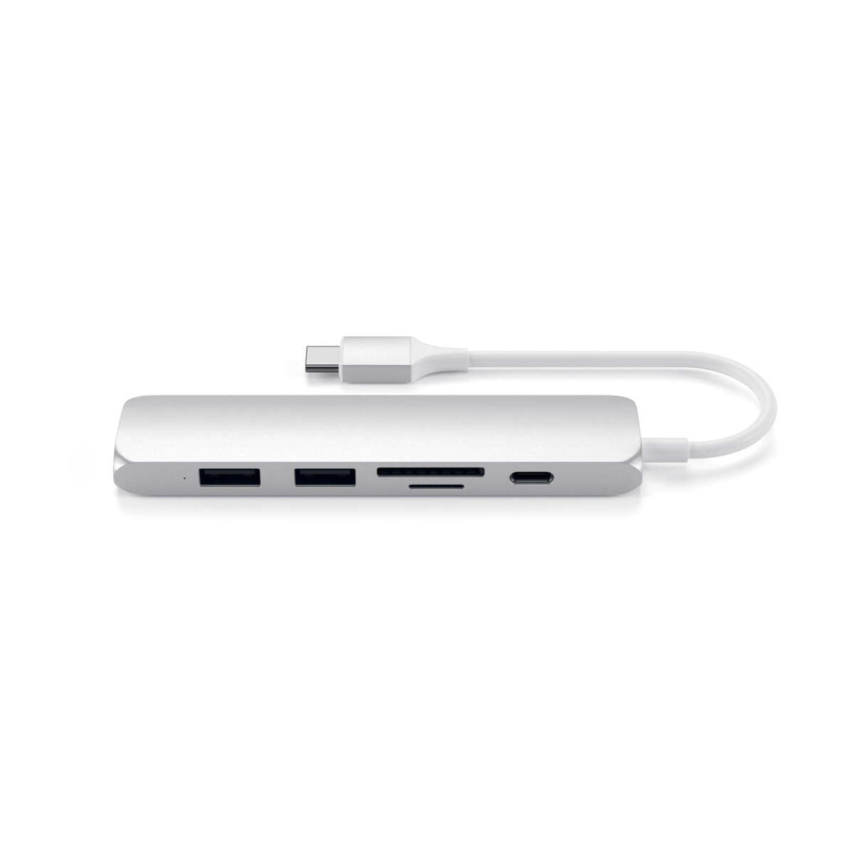 Satechi – TYPE-C Slim Multimedia Adapter V2 - ezüst - iSTYLE HU
