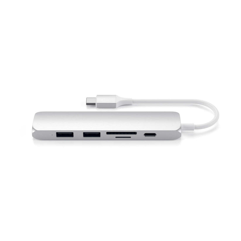 Satechi – TYPE-C Slim Multimedia Adapter V2 - ezüst - iSTYLE HU