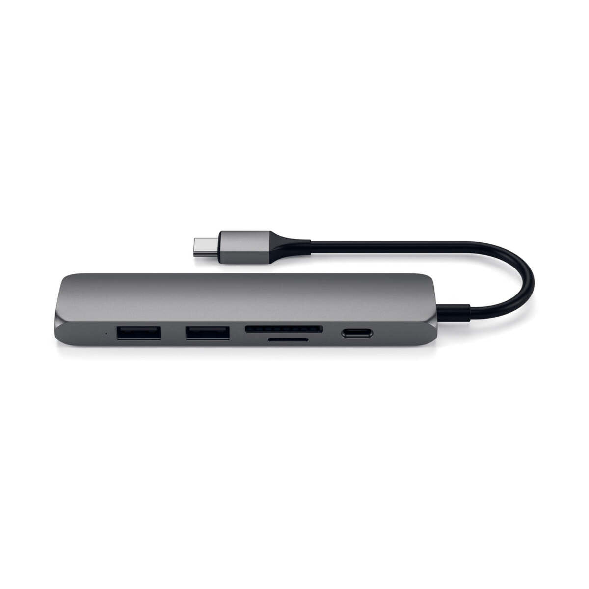 Satechi – TYPE-C Slim Multimedia Adapter V2 - asztroszürke - iSTYLE HU
