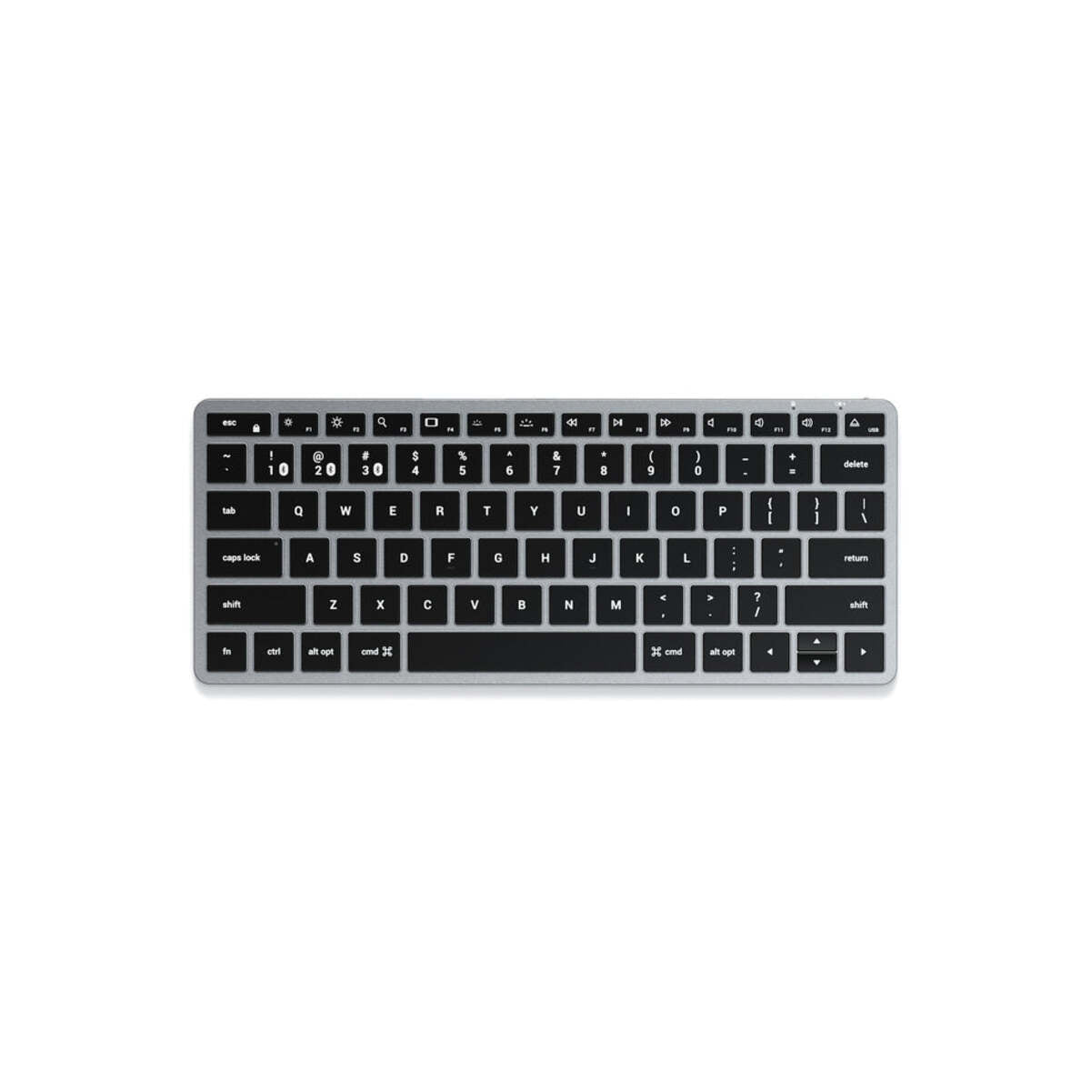 Satechi – Slim X1 Bluetooth vezeték nélküli billentyűzet - US - asztroszürke - iSTYLE HU
