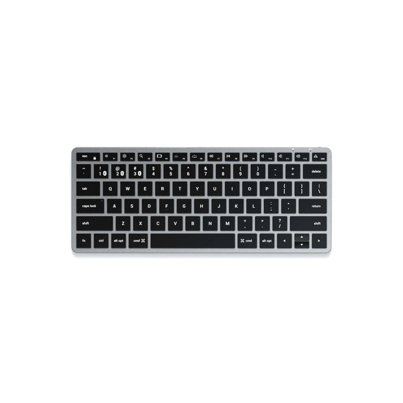 Satechi – Slim X1 Bluetooth vezeték nélküli billentyűzet - US - asztroszürke - iSTYLE HU