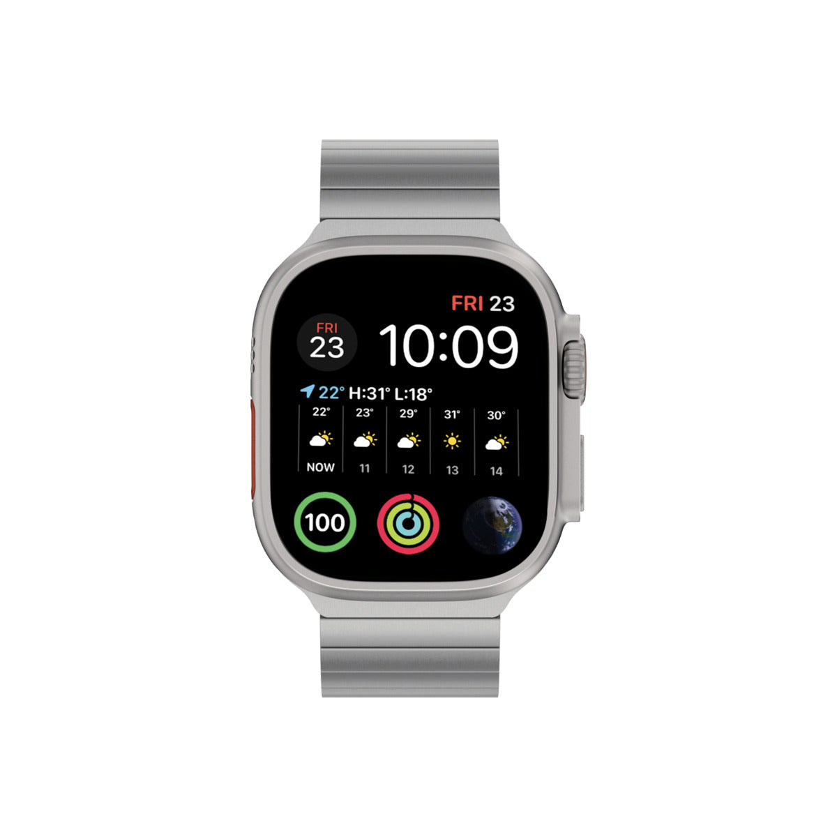 Mobile Origin Titanium band for Apple Watch Ultra SILVER - iSTYLE HU