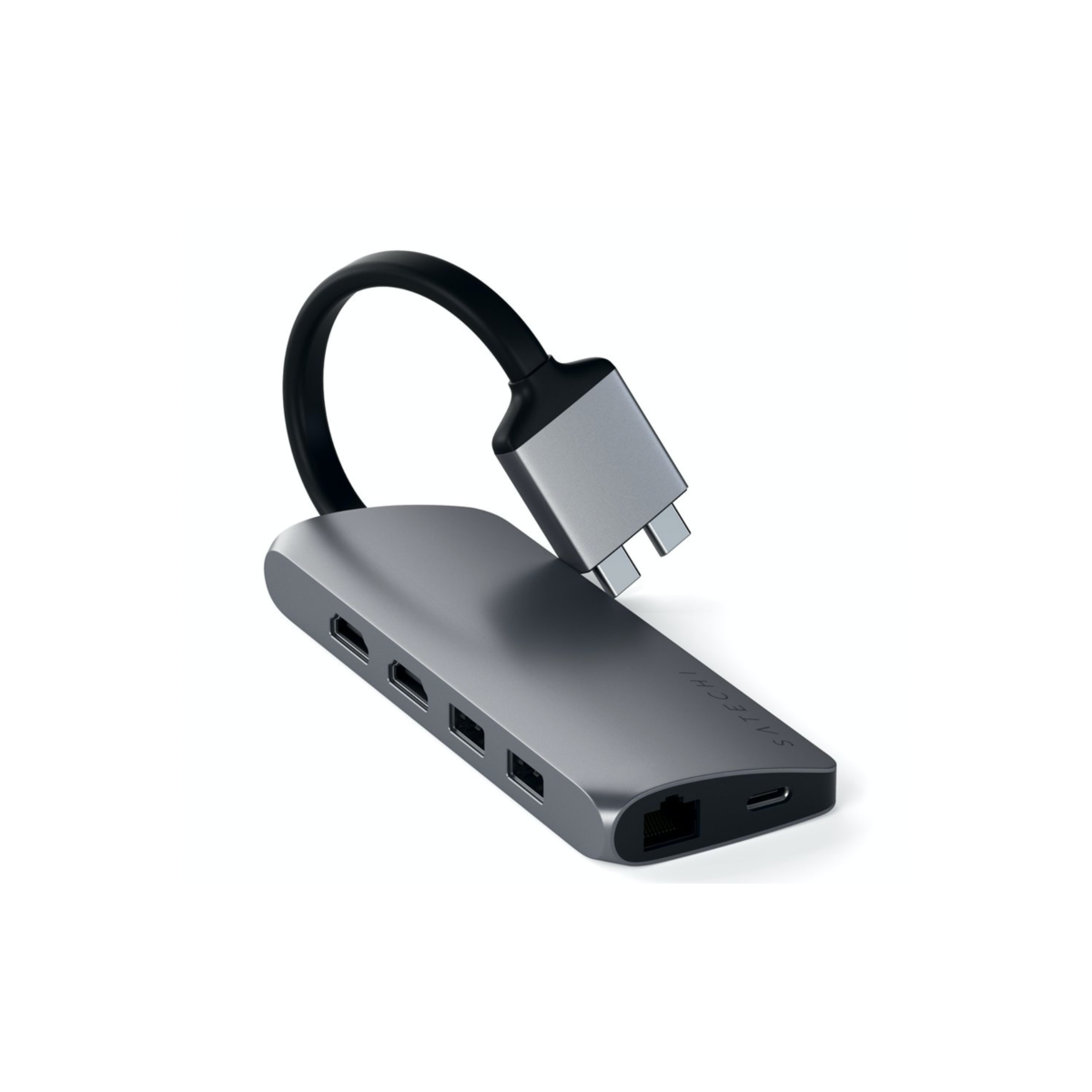 Satechi – TYPE-C Dual Multimedia Adapter - asztroszürke - iSTYLE HU