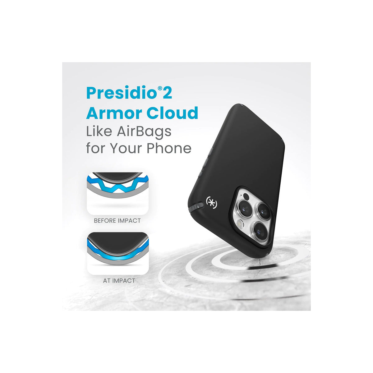 Speck – Presidio2 Pro iPhone 15 Pro tok - fekete - iSTYLE HU