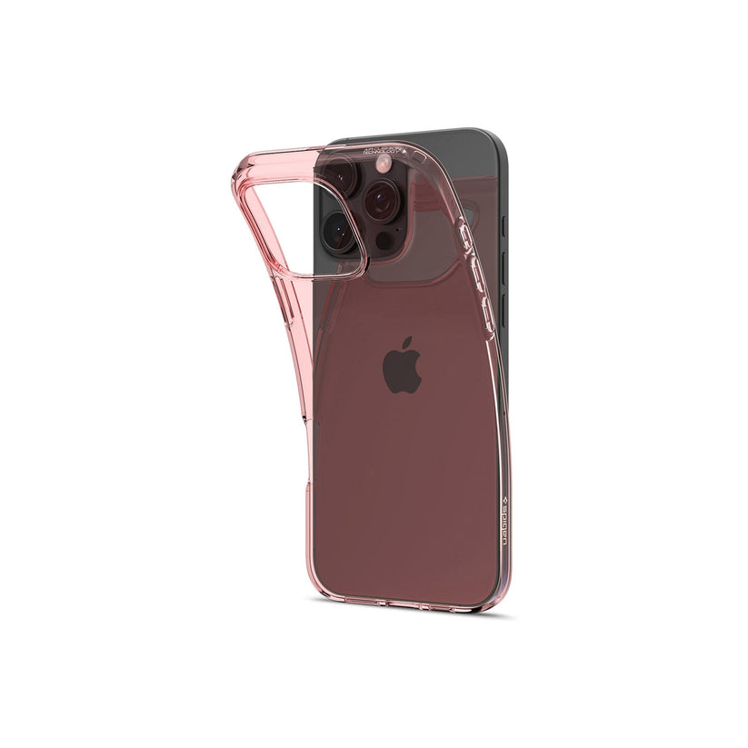 Spigen – Crystal Flex, space crystal iPhone 16 Pro Max tok - átlátszó rózsaszín - iSTYLE HU