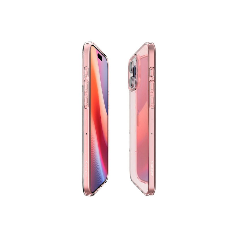 Spigen – Crystal Flex, space crystal iPhone 16 Pro Max tok - átlátszó rózsaszín - iSTYLE HU