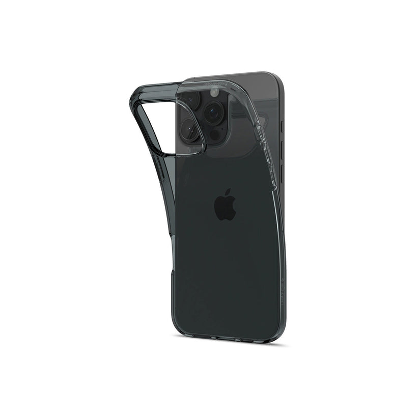 Spigen – Crystal Flex, space crystal iPhone 16 Pro tok - átlátszó szürke - iSTYLE HU