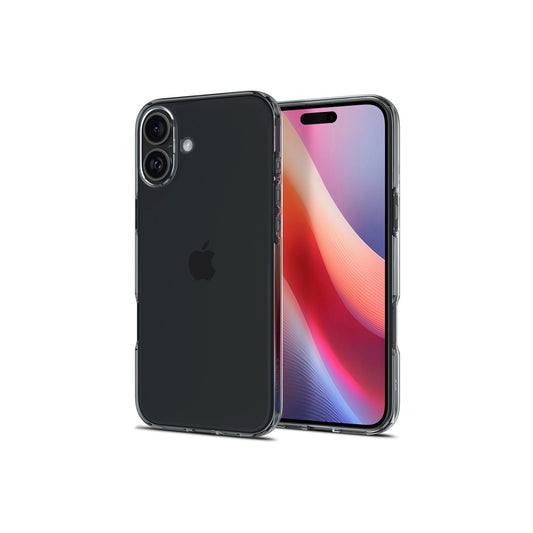 Spigen – Crystal Flex, space crystal iPhone 16 tok - átlátszó szürke - iSTYLE HU