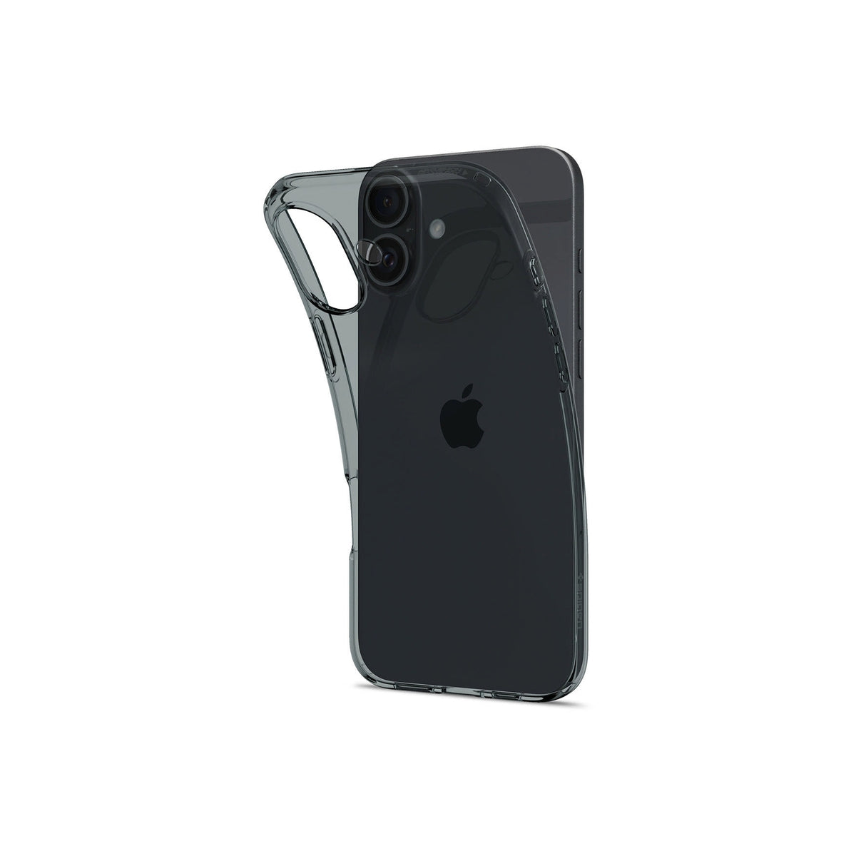 Spigen – Crystal Flex, space crystal iPhone 16 tok - átlátszó szürke - iSTYLE HU