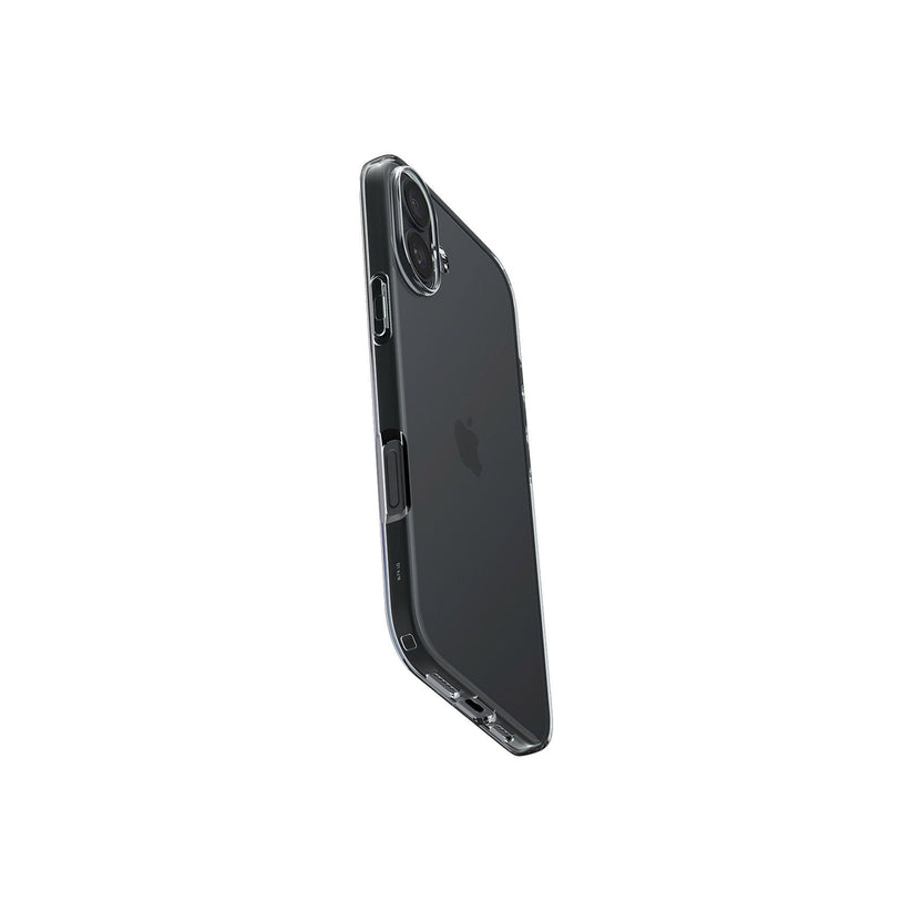 Spigen – Crystal Flex, space crystal iPhone 16 tok - átlátszó szürke - iSTYLE HU