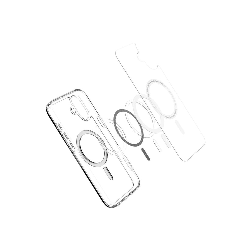 Spigen – Crystal Hybrid (MagSafe-kompatibilis) iPhone 16 tok - átlátszó - iSTYLE HU