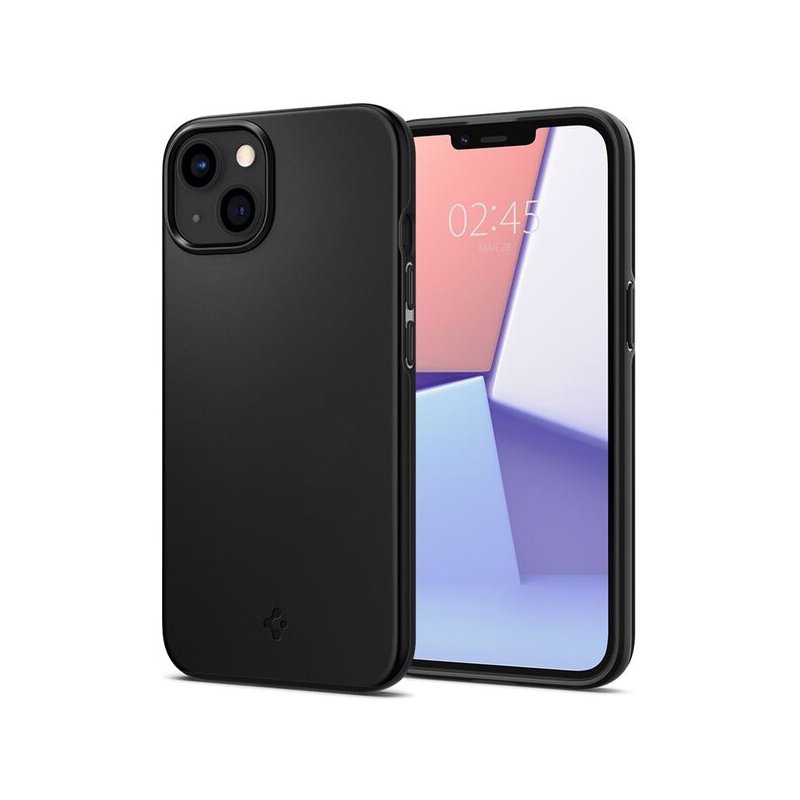 OPEN BOX - Spigen Thin Fit, black - iPhone 13Mini
