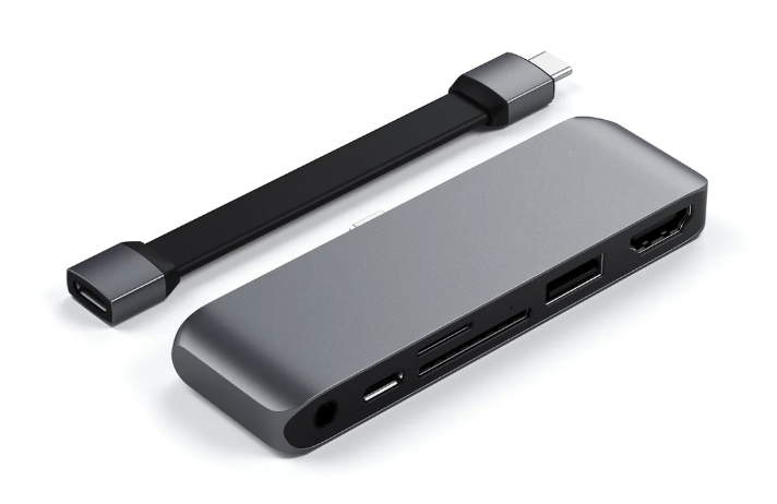 Satechi – USB-C Mobile Pro HUB SD - szürke - iSTYLE HU
