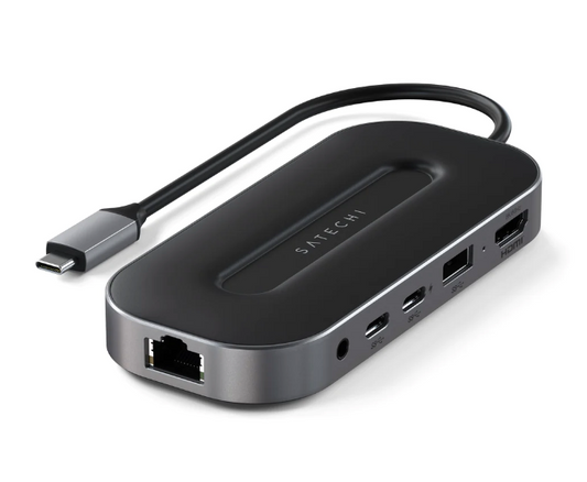 Satechi – USB-4 többportos adapter, HUB elosztó W2.5G Ethernet - fekete - iSTYLE HU