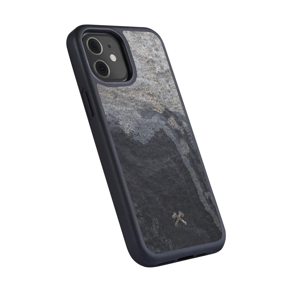 Woodcessories – Bumper Magsafe iPhone 12- és 12 Pro tok - szürke palakő - iSTYLE HU