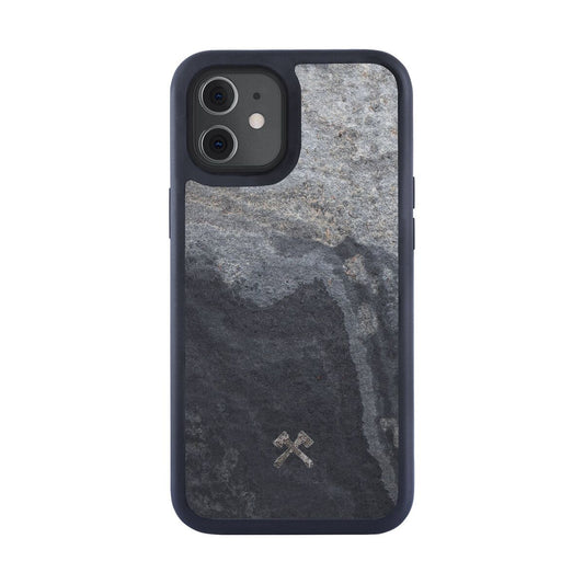 Woodcessories – Bumper Magsafe iPhone 12- és 12 Pro tok - szürke palakő - iSTYLE HU